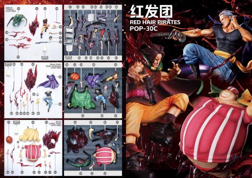 【Pre-order】One Piece Red Hair Pirates GK Resin Statue Jacksdo Studio