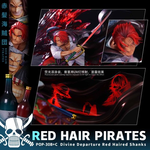 【Pre-order】One Piece Red Hair Pirates GK Resin Statue Jacksdo Studio