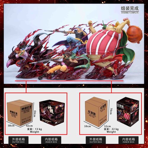【Pre-order】One Piece Red Hair Pirates GK Resin Statue Jacksdo Studio