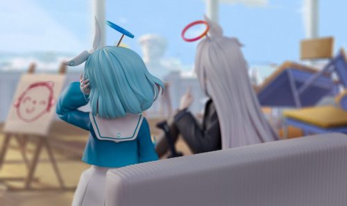 【Pre-order】Blue Archive Plana & Arona GK Resin Statue 1/6 Scale Mi Yin Studio