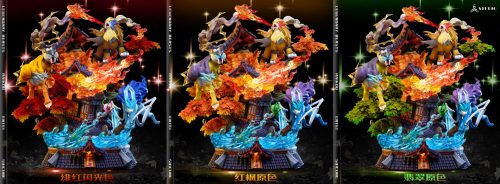 【Pre-order】Legendary Pokémon Entei & Raikou & Suicune GK Resin Statue 666 Studio