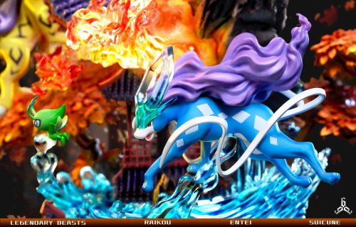 【Pre-order】Legendary Pokémon Entei & Raikou & Suicune GK Resin Statue 666 Studio