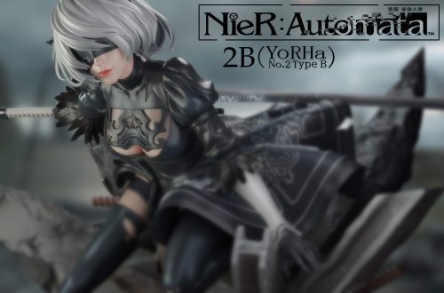 【Pre-order】Nier: Automata 2B Resin Statue 1/4 Scale CROW Studio