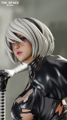 【Pre-order】Nier: Automata 2B Resin Statue 1/6 & 1/4 Scale The Space Studio