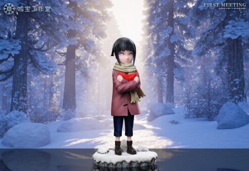 【Pre-order】Childhood Naruto & Hinata Resin Statue Ming Bao Studio