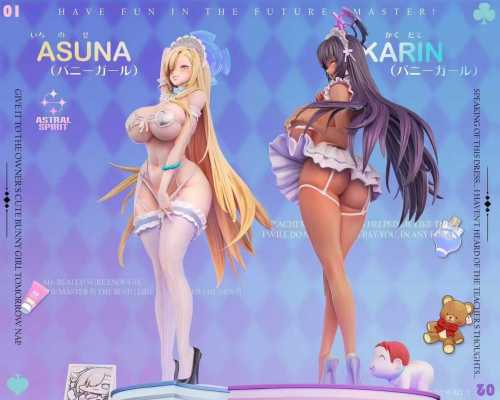 【Pre-order】Blue Archive Asuna & Karin Resin Statue 1/6 & 1/4 Scale AstralSpirit Studio