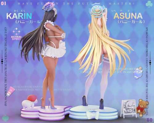 【Pre-order】Blue Archive Asuna & Karin Resin Statue 1/6 & 1/4 Scale AstralSpirit Studio