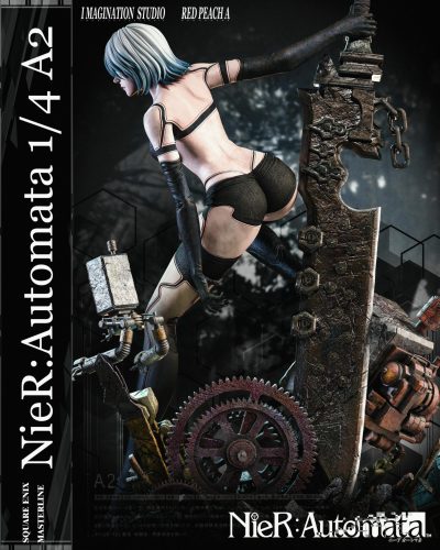【Pre-order】NieR: Automata A2 Resin Statue 1/4 Scale Imagination Studio x Red Peach A Studio