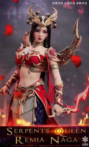 【Pre-order】Six supper stars stdudio 1/6 scale Serpents Queen Remia Naga movable doll Resin Statue
