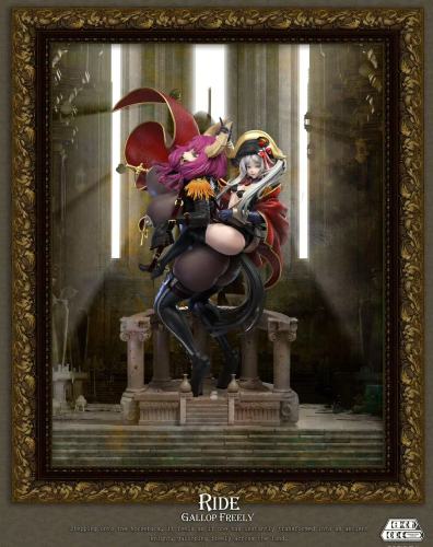【Pre-order】Demon Core Studio 1/5 Scale Ride Gallop Freely Aura & Frieren GK Resin Statue