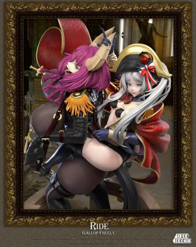 【Pre-order】Demon Core Studio 1/5 Scale Ride Gallop Freely Aura & Frieren GK Resin Statue