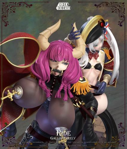 【Pre-order】Demon Core Studio 1/5 Scale Ride Gallop Freely Aura & Frieren GK Resin Statue