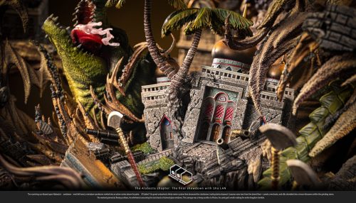 【Pre-order】Geometric Space Studio & Paint Core OP Crocodile Resin Statue