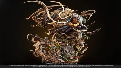 【Pre-order】Geometric Space Studio & Paint Core OP Crocodile Resin Statue