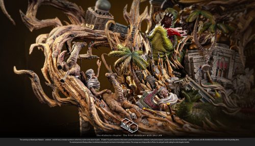 【Pre-order】Geometric Space Studio & Paint Core OP Crocodile Resin Statue