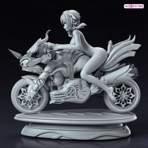 【Pre-order】Ji Bo Studio 1/6 Scale Rides Ganyu Motorcycle GK Resin Statue
