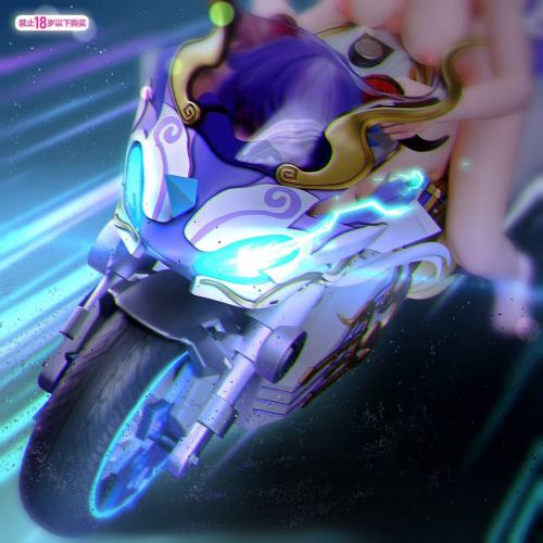 【Pre-order】Ji Bo Studio 1/6 Scale Rides Ganyu Motorcycle GK Resin Statue