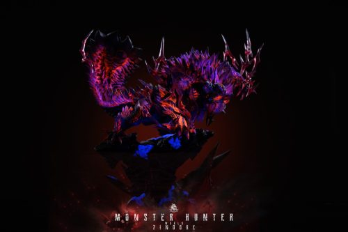 【Pre-order】Dragon Realm Studio Monster Hunter Zinogre & Stygian Zinogre Resin Statue