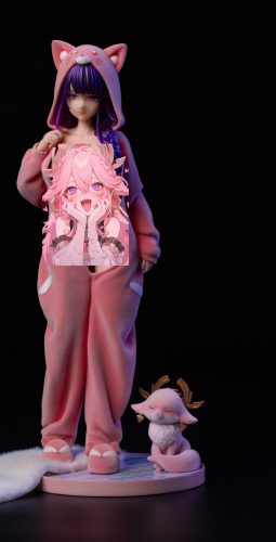 【Pre-order】Bai Tu Tang Studio 1/6 Scale Genshin Pajamas Beelzebul & Yae Miko Fox Resin Statue INSTOCK