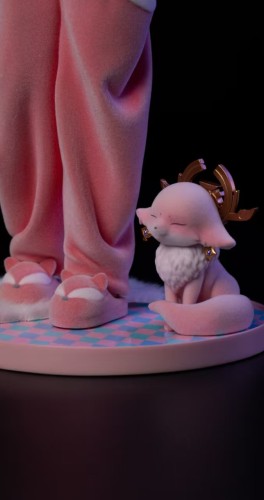 【Pre-order】Bai Tu Tang Studio 1/6 Scale Genshin Pajamas Beelzebul & Yae Miko Fox Resin Statue INSTOCK