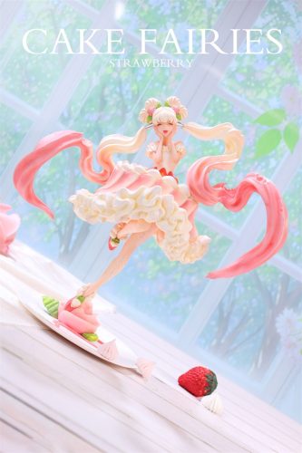 【Pre-order】WeArtDoing Studio Cake Fairies Strawberry & Matcha Resin Statue