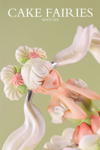【Pre-order】WeArtDoing Studio Cake Fairies Strawberry & Matcha Resin Statue