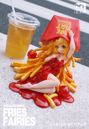 【Pre-order】WeArtDoing Studio Sleeping Beauty Fries Girl Statue Resin