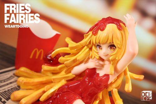 【Pre-order】WeArtDoing Studio Sleeping Beauty Fries Girl Statue Resin