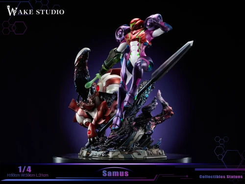 【Pre-order】Wake Studio 1/4 Scale Metroid Samus Aran Resin Statue