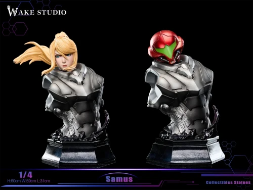【Pre-order】Wake Studio 1/4 Scale Metroid Samus Aran Resin Statue