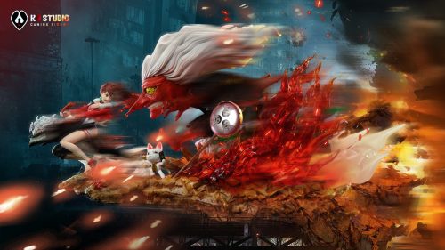 【Pre-order】K9 Studio 1/6 Scale Takakura Ken Momo Ayase Turbo Granny Chase Resin Statue