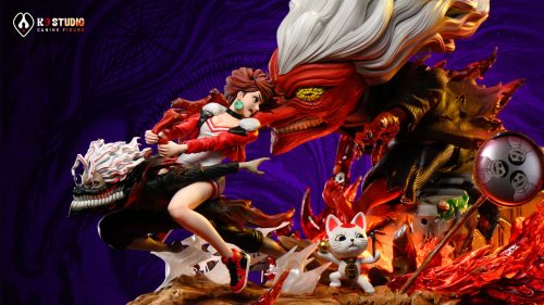 【Pre-order】K9 Studio 1/6 Scale Takakura Ken Momo Ayase Turbo Granny Chase Resin Statue