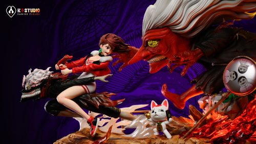 【Pre-order】K9 Studio 1/6 Scale Takakura Ken Momo Ayase Turbo Granny Chase Resin Statue