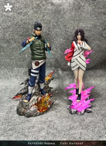 【Pre-order】SAKURA Studio Teacher Series Yūhi and Sarutobi Asuma Resin Statue