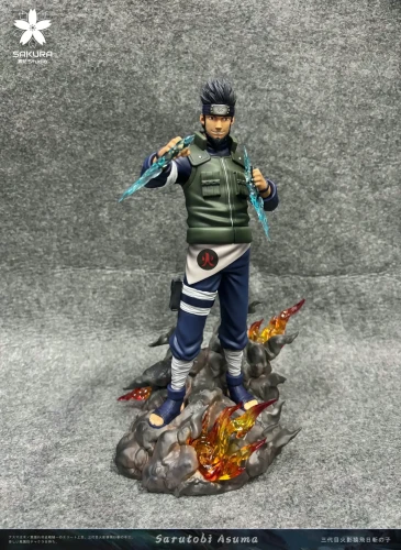 【Pre-order】SAKURA Studio Teacher Series Yūhi and Sarutobi Asuma Resin Statue