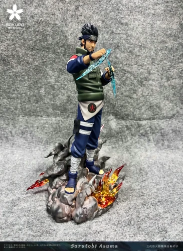 【Pre-order】SAKURA Studio Teacher Series Yūhi and Sarutobi Asuma Resin Statue