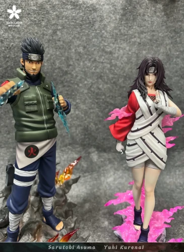 【Pre-order】SAKURA Studio Teacher Series Yūhi and Sarutobi Asuma Resin Statue