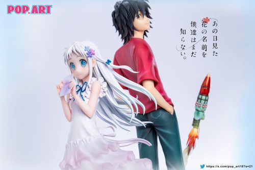 【Pre-order】POP Art Studio 1/6 Scale Menma & Jintan Resin Statue