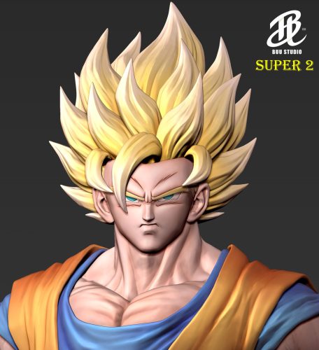 【Pre-order】BUU Studio 1/4 & 1/6 Scale SSJ2 Goko Resin Statue