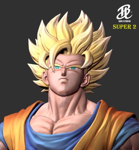 【Pre-order】BUU Studio 1/4 & 1/6 Scale SSJ2 Goko Resin Statue