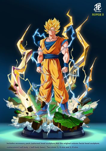 【Pre-order】BUU Studio 1/4 & 1/6 Scale SSJ2 Goko Resin Statue
