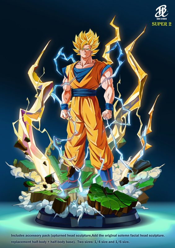 【Pre-order】BUU Studio 1/4 & 1/6 Scale SSJ2 Goko Resin Statue