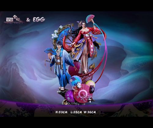 【Pre-order】YUNQI & EGG Studio 1/6 Scale OP Luffy & BOA GK Resin Statue