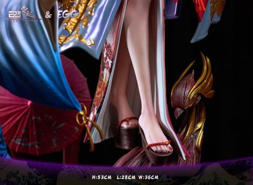 【Pre-order】YUNQI & EGG Studio 1/6 Scale OP Luffy & BOA GK Resin Statue