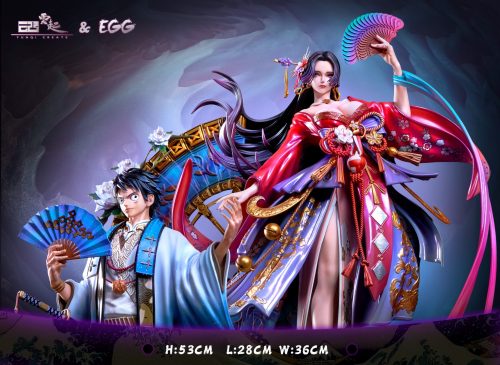 【Pre-order】YUNQI & EGG Studio 1/6 Scale OP Luffy & BOA GK Resin Statue