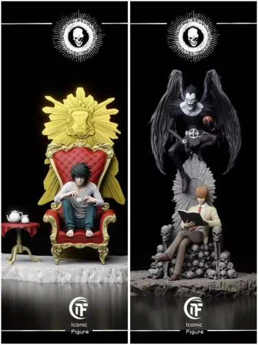 【Pre-order】Iconic Figure Studio 1/6 Scale Light Yagami & L Lawliet Resin Statue