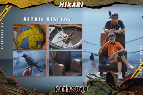 【Pre-order】HIKARI Studio Haiqyu! Yuji Nishiroya & Asaaki Azunome GK Resin Statue