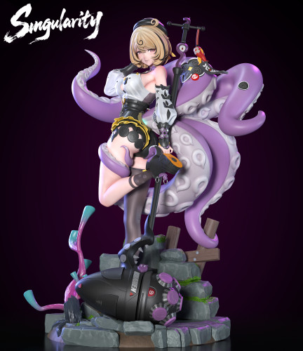 【Pre-order】Singularity Studio 1/6 Scale Octopus Girl - Idhari Bonus Blanche Resin Statue