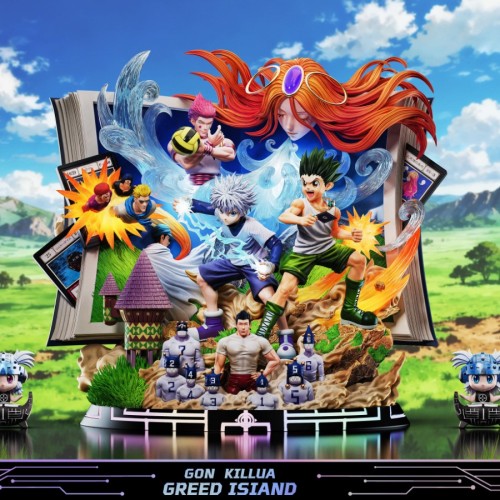 【Pre-order】Scorpion Studio Greed Island Arc Ghon X Killuah Resin Statue