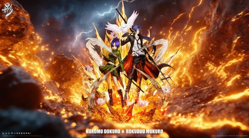 【Pre-order】LueYing Studio Kurōmu Dokuro x Rokudou Mukuro Resin Statue
